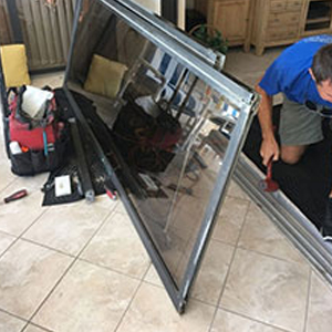 sliding glass door frame repair Irvine